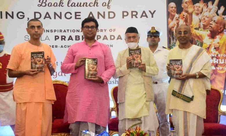 Maharashtra Governor releases biography of ISKCON Founder Srila Prabhupada